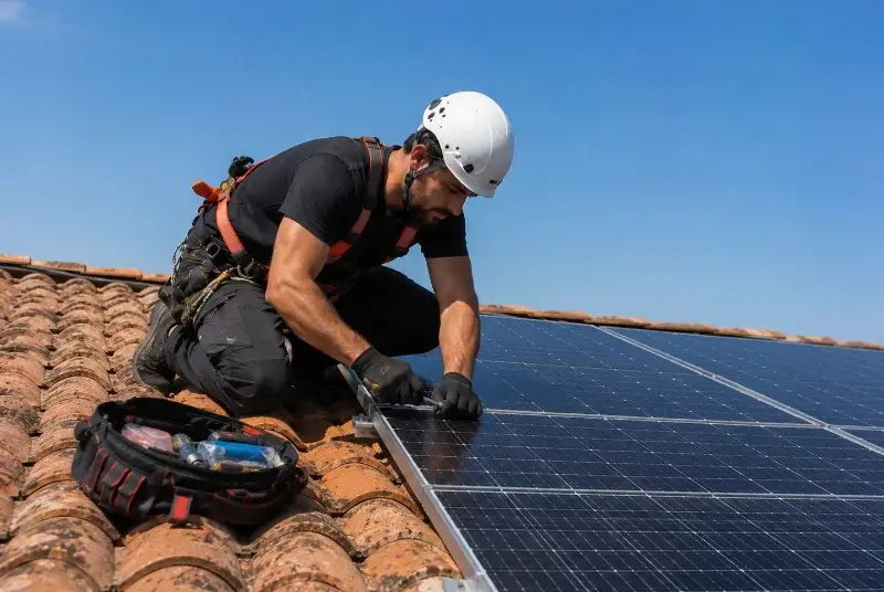 Maintenance et monitoring de panneaux solaires à Ambres