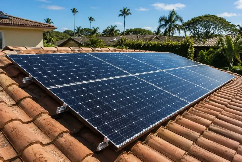 Installation de panneaux solaires à Ambres
